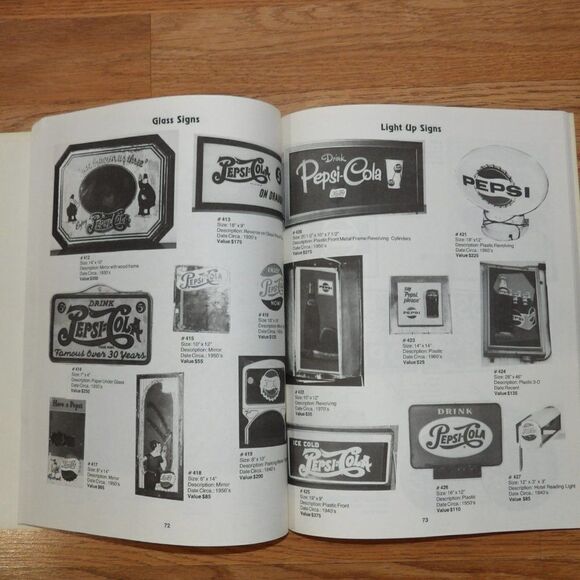 2 1990 Pepsi-Cola Collectibles Price Guides Bill Vehling Michael Hunt Reference - Picture 8 of 10